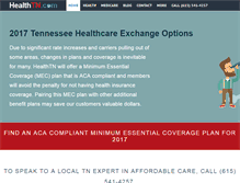 Tablet Screenshot of healthtn.com